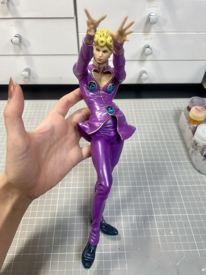 【話題】ジョルノ・ジョバァーナのフィギュアをジョジョっぽく塗りました←すごすぎ