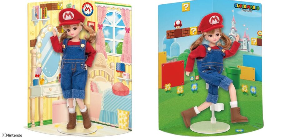 【画像】着せ替え人形「スーパーマリオだいすきリカちゃん」発表wwwwwwwww